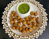 A picture of step 5 of Green Gram (Moong Dal) Pakoda.