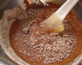 A picture of step 5 of Molten Chocolate Cake for Valentine's Day.