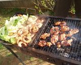 A picture of step 6 of Easy Hearty Chicken Teriyaki for Barbecues.