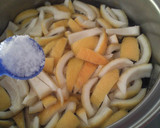 A picture of step 2 of Candied Lemon Peel Made The Lazy Way.