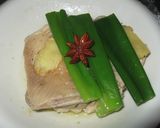 A picture of step 4 of Authentic Bang Bang Chicken in a Microwave.