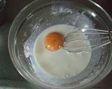 A picture of step 2 of Caramel Custard Cream.