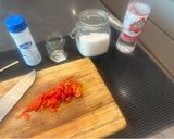 A picture of step 1 of Fastest Pickied Chillis EVER - Great with Chinese or Thai Food - Amazing - ENJOY :P.