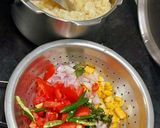 कॉर्न मैकरॉनी विद चीज़ (Corn macaroni with cheese recipe in Hindi) रेसिपी चरण 2 फोटो