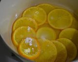 A picture of step 9 of Confit Orangette (made in a day).