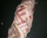 A picture of step 8 of Heart Attack On A Plate.