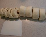 A picture of step 4 of Rolled and Cut Cinnamon Rolls.