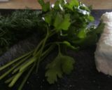 A picture of step 1 of Herb Coated Goat Cheese Appetizer.