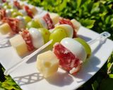 Une image de l'étape 2 de Brochettes apéro sucrées salées 😋.