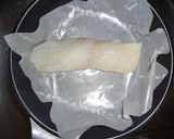 A picture of step 4 of Haddock Marinated in Shio-Koji & Amazake.