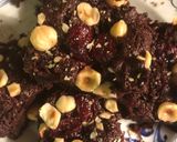 A picture of step 8 of Winter brownies - vegan.