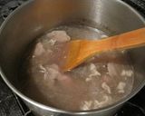 A picture of step 3 of Yyukhoejang Gukbap - Korean soup.
