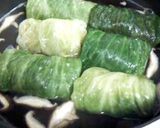 A picture of step 4 of Oysters Rolled In Lettuce.