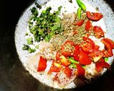 A picture of step 1 of White Pulao.