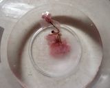 A picture of step 1 of Salt-Cured Cherry Blossoms.