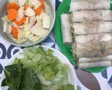 A picture of step 3 of Fried Spring Rolls with Pickled Vegetables.