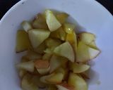 A picture of step 1 of Apple Pudding ❤.