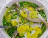 Hình bước làm 3 của món Canh cá kình nấu thơm