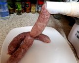 A picture of step 2 of My Own Beef Sausage maker 😀.