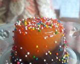 Foto langkah ke 2 dari resep Puding labu mix coklat.
