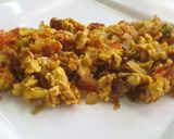 A picture of step 8 of Anda Ghotala Masala Omelette.