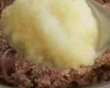 A picture of step 2 of Qeema aloo.