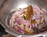 A picture of step 4 of Coconut milk rice.