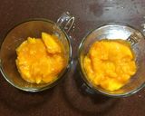 A picture of step 4 of Cottage Cheese Mango Pudding.