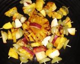 A picture of step 6 of Grilled Fruit Chaat.