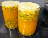 A picture of step 1 of Passion Fruit Juice.