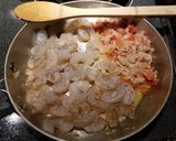 A picture of step 7 of Shrimp & Grit Cakes (Kentucky Bourbon Butter Sauce).