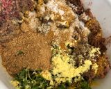 A picture of step 2 of Turkish Baked Kofta.