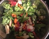 A picture of step 2 of Honey garlic stir fry chicken.