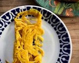 Foto del paso 6 de la receta: Roti jala con pollo al curry y arroz largo