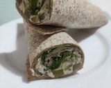 Tortilla z serkiem i warzywami krok przepisu 3 zdjęcie