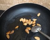 A picture of step 2 of Honey Glazed Almonds.