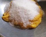 A picture of step 2 of Mango papad.