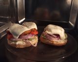 A picture of step 6 of Veg Cheese Burger.