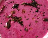 A picture of step 6 of Beetroots Pachadi.