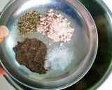 A picture of step 4 of Spicy Babugosha Salsa (Indian Pear Salsa).
