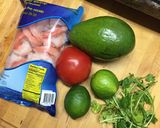 A picture of step 1 of Zesty Lime Shrimp & Avocado Ceviche.