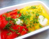 A picture of step 6 of Colorful Marinated Bell Peppers.