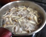 A picture of step 3 of Easy Mushroom and Pork Shabu with Mayo-Ponzu.