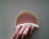 A picture of step 5 of Ham and Tartare Sauce Bread Boats.