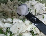 A picture of step 8 of Sabudana and Bhagar Appe.