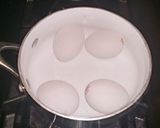 A picture of step 1 of Mike's Soft Boiled Eggs.
