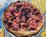 Une image de l'étape 14 de Tarte rhubarbe cassis.