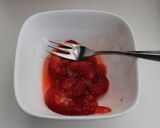 A picture of step 4 of Baked Strawberry Cheesecake Bar.
