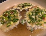 A picture of step 4 of Ejjeh - Lebanese style omelette.