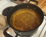 A picture of step 4 of Steak In Green Chile Sauce Soup (Carne En Su Jugo).